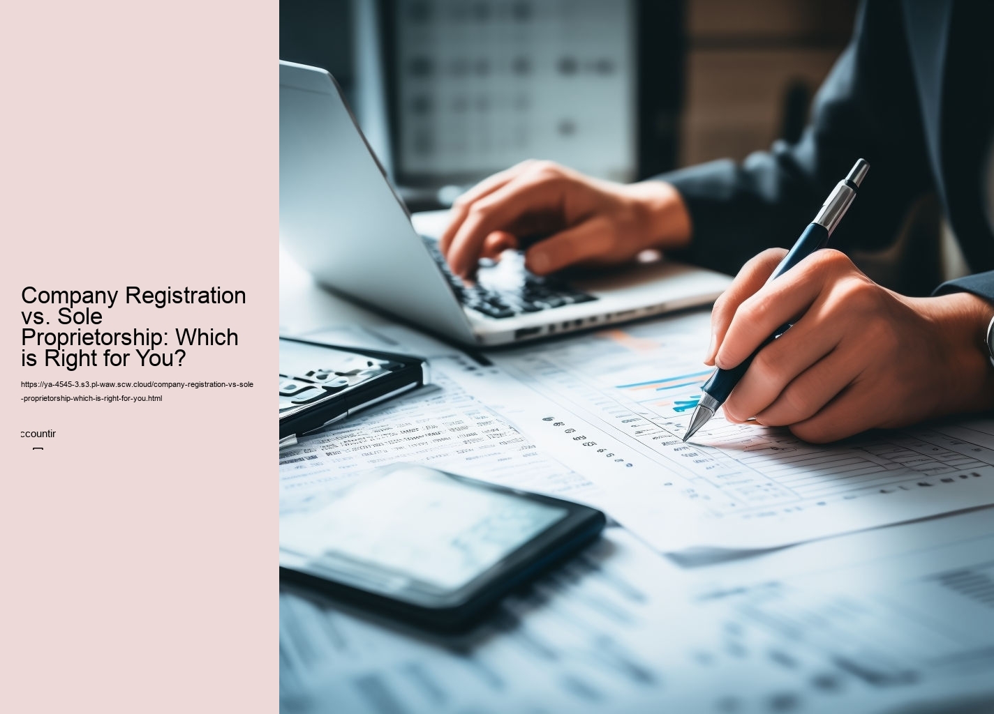 Company Registration vs. Sole Proprietorship: Which is Right for You?